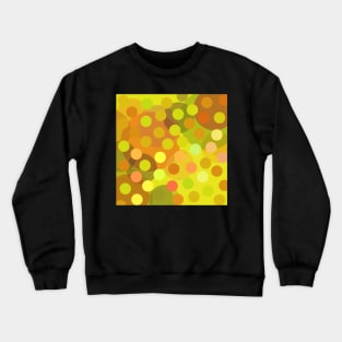 mid century pop art polka dot pattern Crewneck Sweatshirt